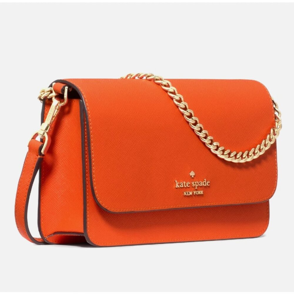 New Kate Spade Madison Willow Mini Crossbody Bag Fiery Orange